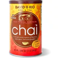 David Rio Red Panda Pumpkin Chai - Sütőtökös instant chai latte por, 398 g