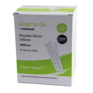 Huhtamaki Fa keverő pálcika - 140 mm, 1 000 db