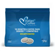 Italian Coffee Decaffeinato Senseo pod - Koffeinmentes, 18 db