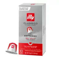 Illy Espresso Classico Nespresso kapszula - 100% Arabica, 10 × 5,7 g