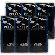   Pellini Crema Classica szemes kávé - 60% Arabica · 40% Robusta, 6 kg (6 x 1 kg)