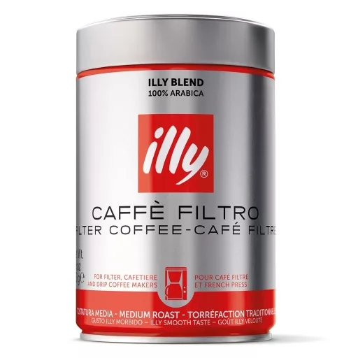 Illy Classico őrölt kávé - 100% Arabica, filter őrlés, 250 g
