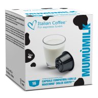 Italian Coffee MUMÙMILK tejkapszula - 16 × 17 g - Dolce Gusto kompatibilis