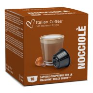 Italian Coffee Nocciolè Dolce Gusto kapszula - Mogyoró ízű kávéital, 16 × 11 g