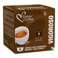 Italian Coffee Vigoroso Dolce Gusto kapszula - 40% Arabica · 60% Robusta, 16 × 7 g