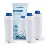   3 DB Wessper AquaLunga vízszűrő patron (kompatibilis: DeLonghi SER3017, DLSC002)