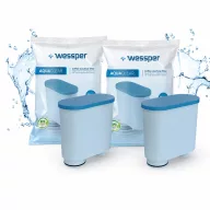   2 DB Wessper AquaClear vízszűrő patron (kompatibilis: Philips/Saeco AquaClean CA6903)
